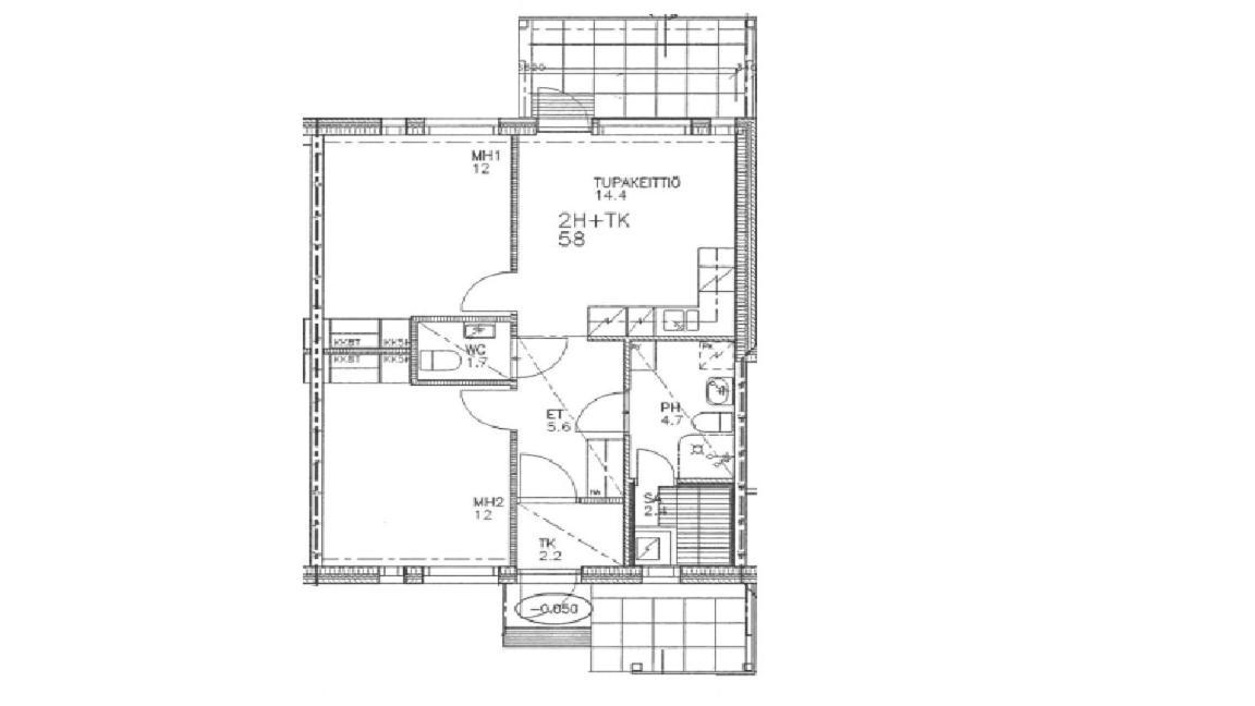 Merituuli Serviced Apartments, Kempele 2Br Apartment With Sauna Exteriér fotografie